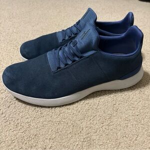 johnnie-O Men's 13 M Sneakformance Blue Suede Running Shoes Sneaker 7229753